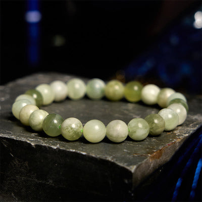 Buddha Stones Jade Abundance Bracelet Bracelet BS Jade(Wrist Circumference: 14-16cm) 8mm