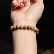 Buddha Stones Fossil Coral Compassion Bracelet