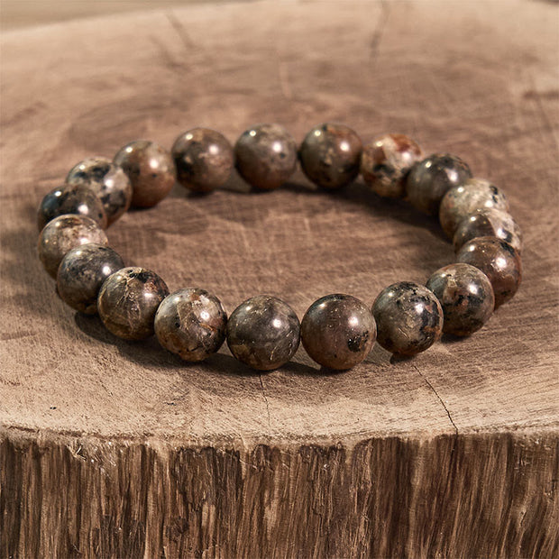 Buddha Stones Yooperlite Creativity Bracelet Bracelet BS Yooperlite(Wrist Circumference: 14-16cm) 10mm