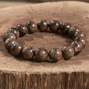 Buddha Stones Yooperlite Creativity Bracelet Bracelet BS Yooperlite(Wrist Circumference: 14-16cm) 12mm