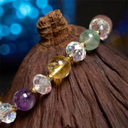 FREE Today: Wealth Luck PiXiu White Crystal Citrine Green Strawberry Quartz Amethyst Bracelet