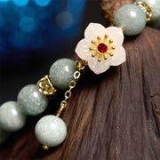 Buddha Stones Jade Abundance Flower Bracelet