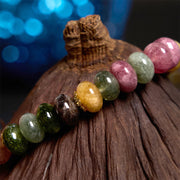 Buddha Stones Tourmaline Jade Safe And Well Love Bracelet Bracelet BS 3