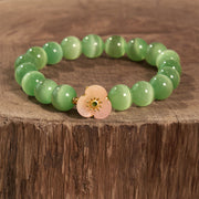 FREE Today: Support Peace Cat's Eye Chrysoberyl Flower Bracelet