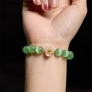 FREE Today: Support Peace Cat's Eye Chrysoberyl Flower Bracelet