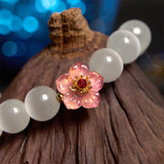 FREE Today: Support Peace Cat's Eye Chrysoberyl Flower Bracelet