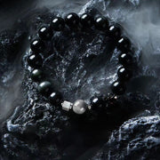 FREE Today: Transformation Strength Black Obsidian Eagle's Eye Stone Gold Sheen Obsidian Tiger's Eye Bracelet