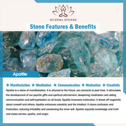 Buddha Stones Apatite Hematite Communication Bracelet