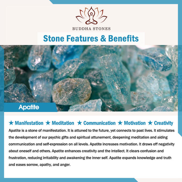 Buddha Stones Apatite Hematite Communication Bracelet