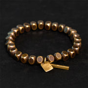 Buddha Stones Copper Good Luck Wealth Bracelet