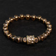 Buddha Stones Copper Meteorite Pattern Balance Bracelet Bracelet BS Copper(Wrist Circumference: 19-20cm)