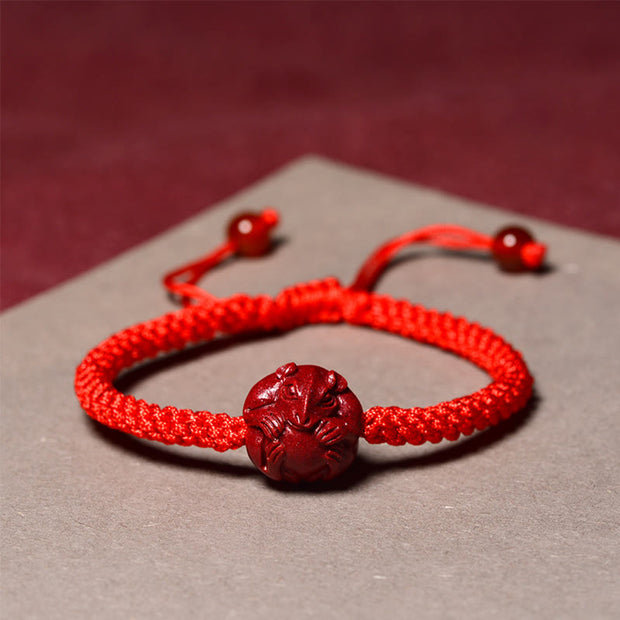 Buddha Stones Chinese Zodiac Cinnabar Calm Bracelet