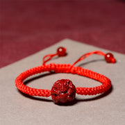 Buddha Stones Chinese Zodiac Cinnabar Calm Bracelet