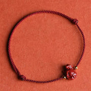 Buddha Stones Chinese Zodiac Cinnabar Calm Bracelet