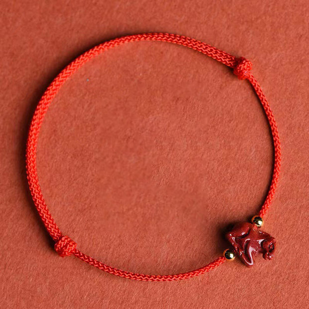 Buddha Stones Chinese Zodiac Cinnabar Calm Bracelet