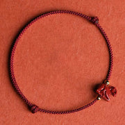 Buddha Stones Chinese Zodiac Cinnabar Calm Bracelet