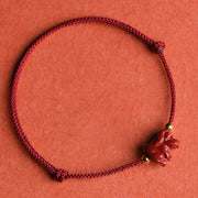 Buddha Stones Chinese Zodiac Cinnabar Calm Bracelet