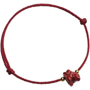 Buddha Stones Chinese Zodiac Cinnabar Calm Bracelet