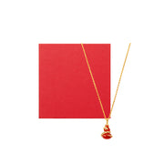 Buddha Stones Red Agate Year Of The Snake Gourd Luck Bracelet Necklace Pendant (Extra 30% Off | USE CODE: FS30) - Red Agate Gourd Necklace - image 6