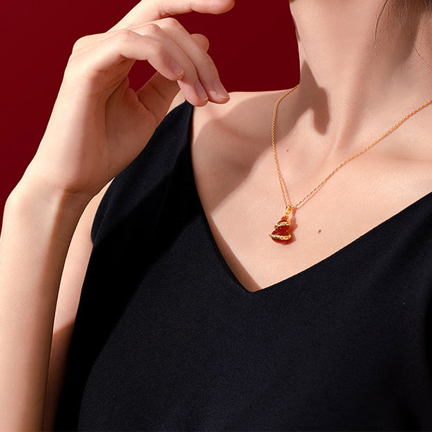 Buddha Stones Red Agate Year Of The Snake Gourd Luck Bracelet Necklace Pendant (Extra 30% Off | USE CODE: FS30) - image 9