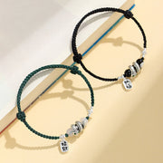 FREE Today: Lucky Fortune Fu Character Agate Year Of The Snake String Bracelet