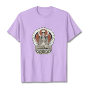 Buddha Stones Skeleton Pattern Tee T-shirt