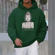 Buddha Stones A Meaningful Silence Fleece Lined Hoodie