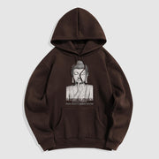 Buddha Stones A Meaningful Silence Fleece Lined Hoodie