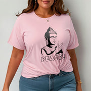 Buddha Stones Peace Cotton Tee T-shirt