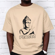 Buddha Stones Peace Cotton Tee T-shirt