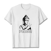 Buddha Stones Peace Cotton Tee T-shirt