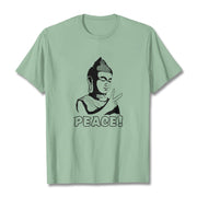 Buddha Stones Peace Cotton Tee T-shirt