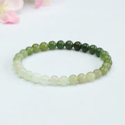 Buddha Stones Hetian Jade Gradient Color Abundance Bracelet