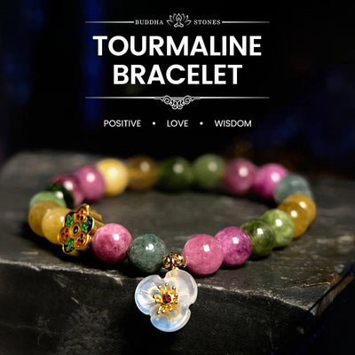 FREE Today: Positive Love Tourmaline Flower Bracelet