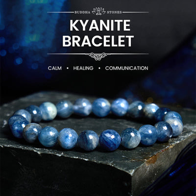 Buddha Stones Kyanite Healing Bracelet