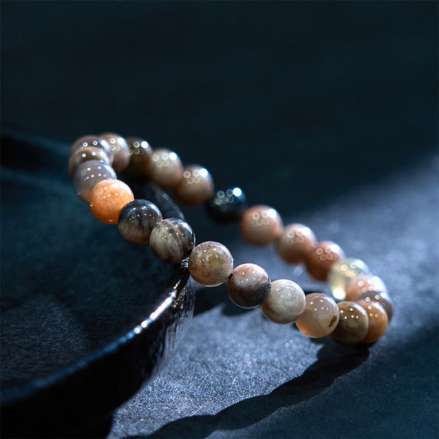 Buddha Stone Black Moonstone Soothing Bracelet