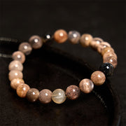 Buddha Stone Black Moonstone Soothing Bracelet