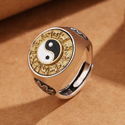 FREE Today: Balance Harmony Yin Yang Chinese Zodiac Copper Adjustable Ring