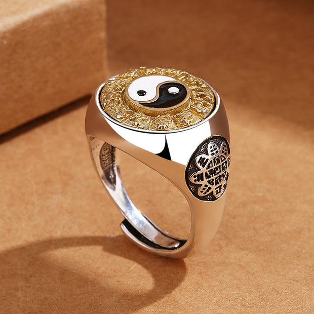 FREE Today: Balance Harmony Yin Yang Chinese Zodiac Copper Adjustable Ring