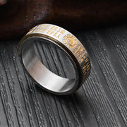 FREE Today: Balance and Harmony Bagua Yin Yang Titanium Steel Rotatable Ring