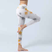 Buddha Stones Maple Gym Leggings Women's Yoga Pants - image 4