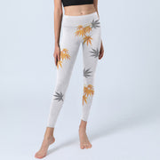 Buddha Stones Maple Gym Leggings Women's Yoga Pants