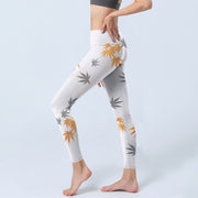 Buddha Stones Maple Gym Leggings Women's Yoga Pants