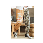 Buddha Stones Dragon Pattern Men's Pants With Pockets