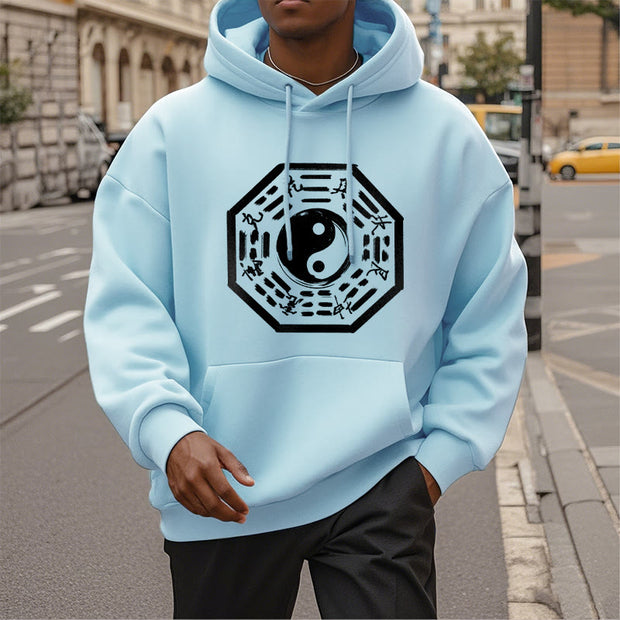 Buddha Stones Ba Gua Fleece Lined Hoodie