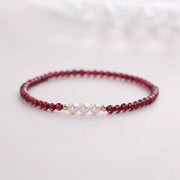 FREE Today: Protection Stability Natural Small Garnet Pearl Beads Bracelet