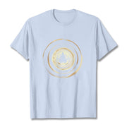 Buddha Stones Meditating Buddha Lotus Pattern Tee T-shirt