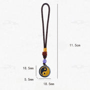 FREE Today: Balance Harmony Yin Yang Black Jade Key Chain