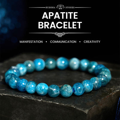 Buddha Stone Apatite Motivation Bracelet