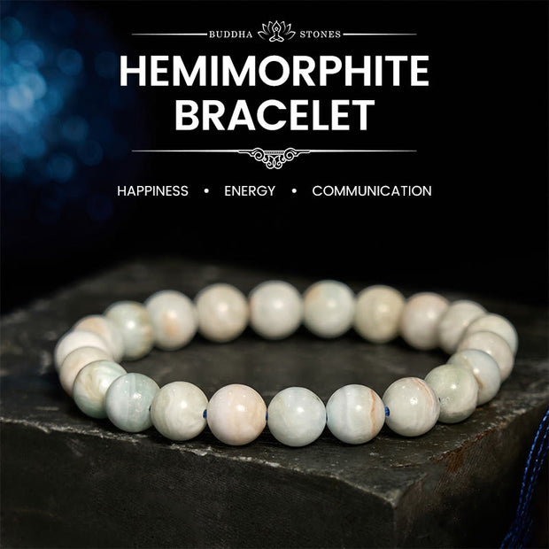 Buddha Stone Hemimorphite Calm Energy Bracelet